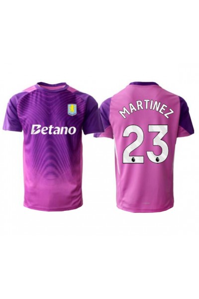 Aston Villa Emiliano Martinez #23 Maalivahti Jalkapallovaatteet Kolmaspaita 2025-26 Lyhythihainen Aston Villa Emiliano Martinez #23 Maalivahti Jalkapallovaatteet Kolmaspaita 2025-26 Lyhythihainen